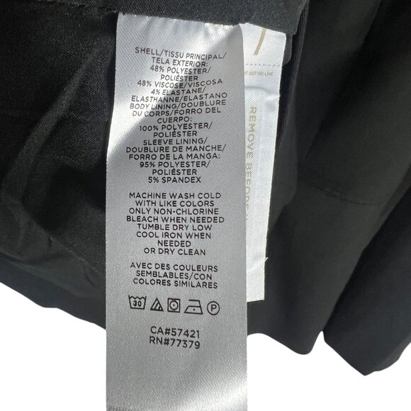 NWT Ann Taylor The Petite Long Two-Button Blazer in Seasonless Stretch Size 12P - Picture 6 of 9